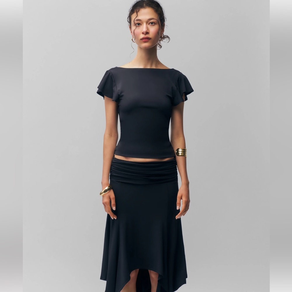 Guizio Soffiano Top in Black